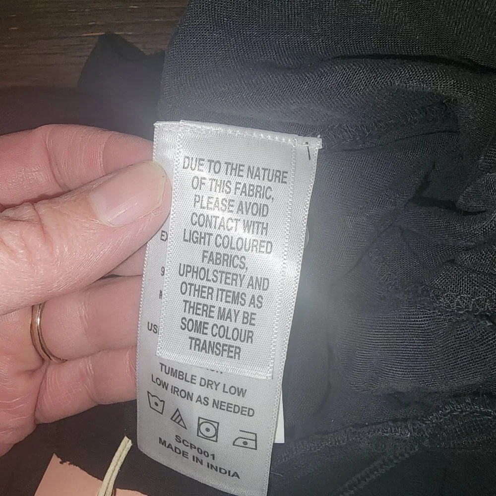 Quince Vintage Wash Tencel Utility Jogger NWT Black Large - Picture 6 of 8